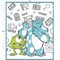 Disney·Pixar Coloring Collection - Monsters Color Me Panel - Multi